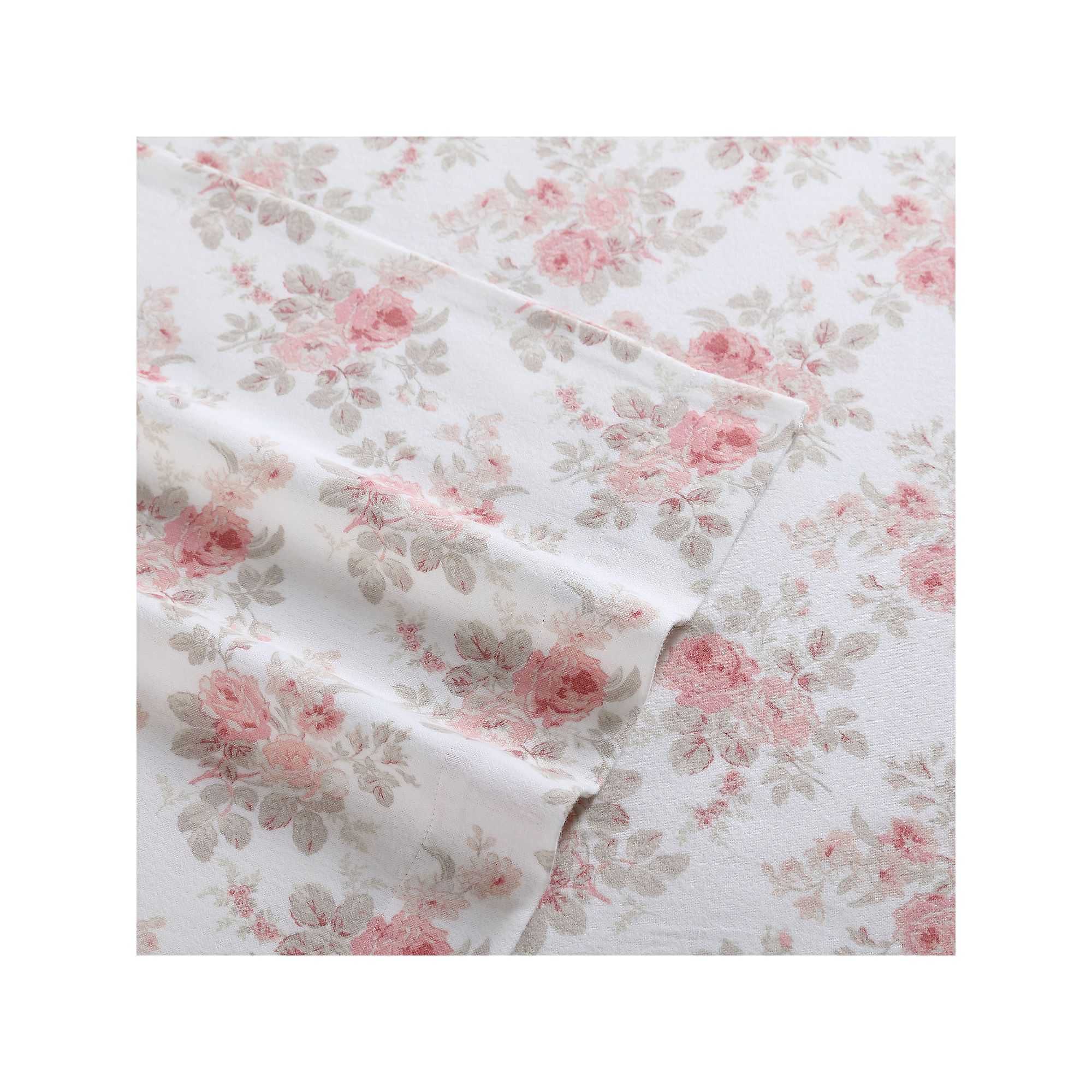 Laura Ashley Brushed Cotton Flannel Sheet Set, Lisalee