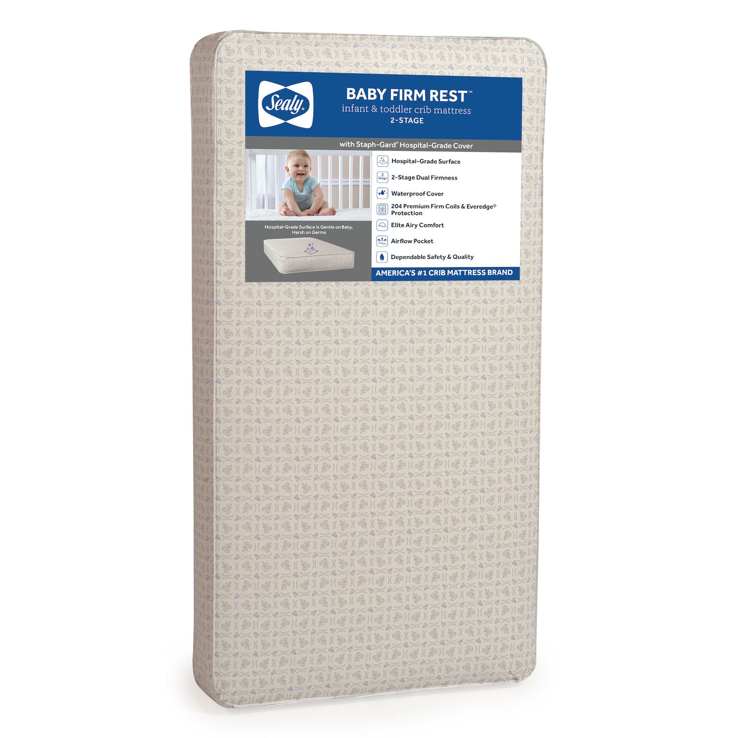 sealy crib mattress cover