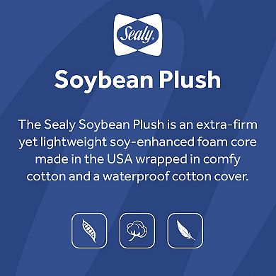 Sealy Soybean Plush Foam Core Crib Mattress