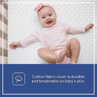 Sealy Soybean Plush Foam Core Crib Mattress