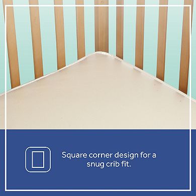Sealy Soybean Plush Foam Core Crib Mattress