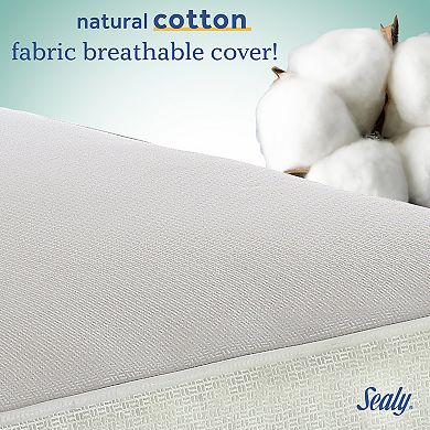 Sealy Cozy Cool Hybrid 2-Stage Coil & Gel Crib Mattress