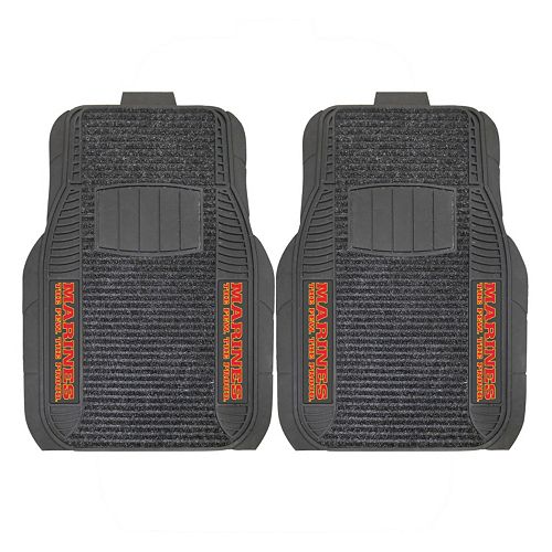 FANMATS 2pk. US Marine Corps Deluxe Car Floor Mats