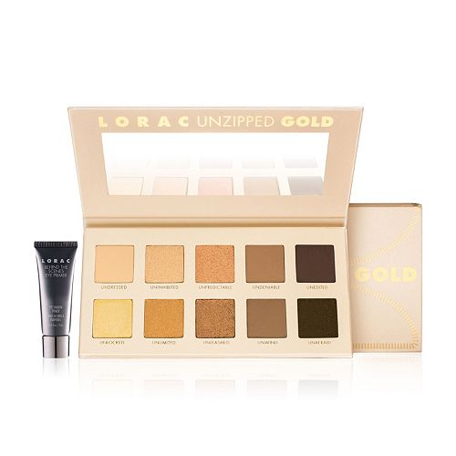 LORAC Unzipped Gold Eyeshadow Palette & Eye Primer Set