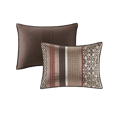 Madison Park Dartmouth 5-Piece Quilt Set with Shams and Decorative Pillows