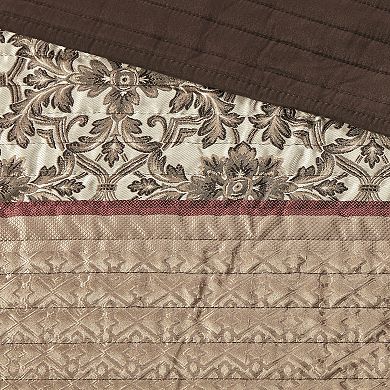 Madison Park Dartmouth 5-Piece Quilt Set with Shams and Decorative Pillows