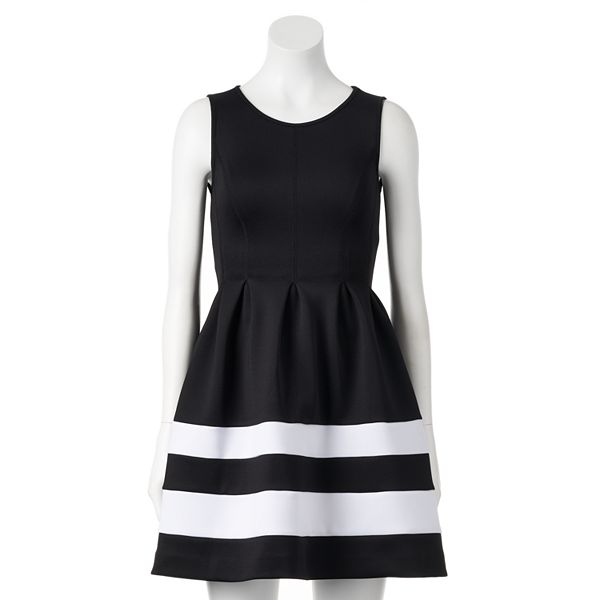 Petite Apt. 9® Fit & Flare Scuba Dress