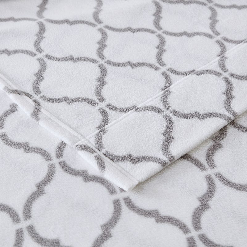 UPC 022164322286 product image for Sleep Philosophy Microfleece Ultra Soft Sheet Set, Gray Geo | upcitemdb.com