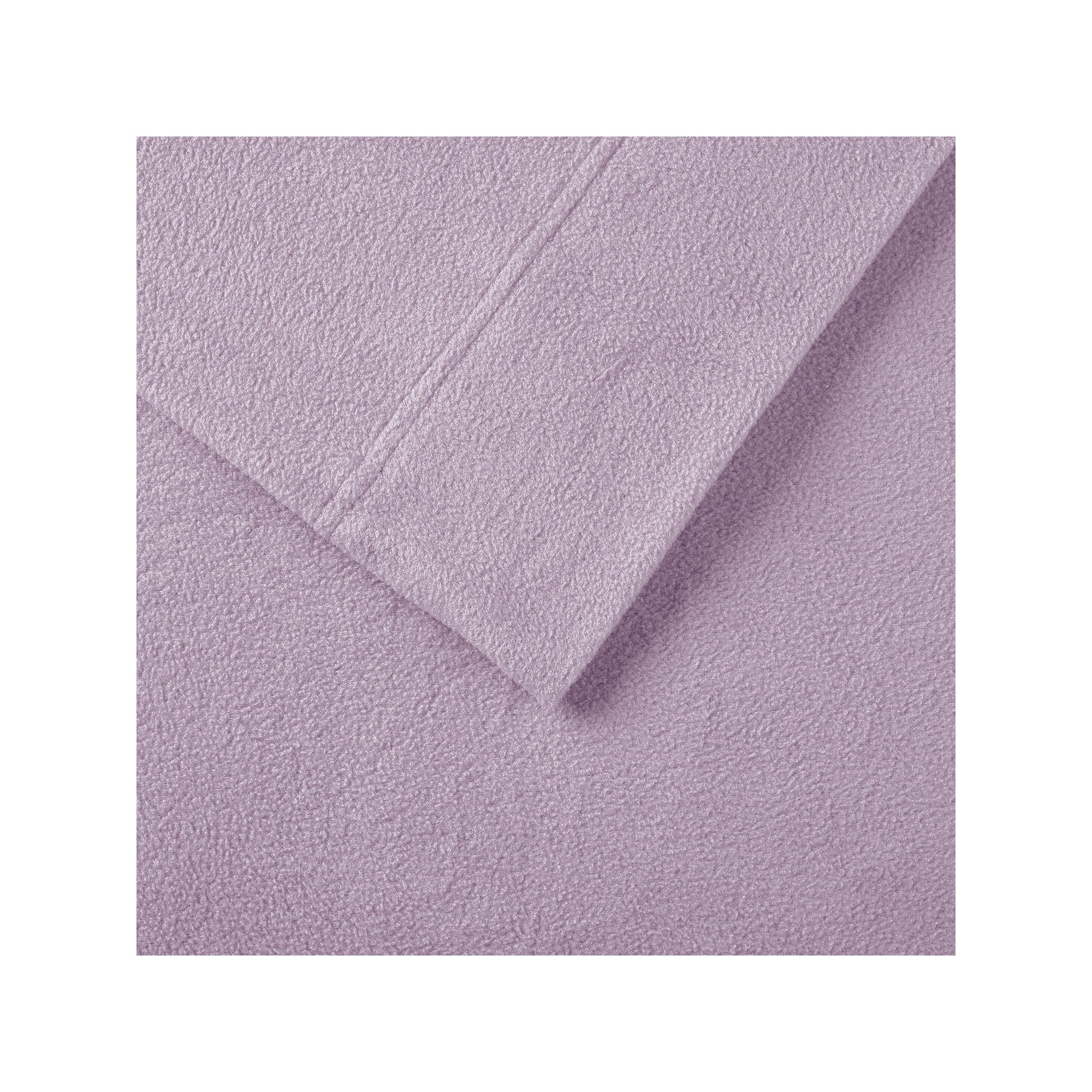 Sleep Philosophy Microfleece Ultra Soft Sheet Set, Purple