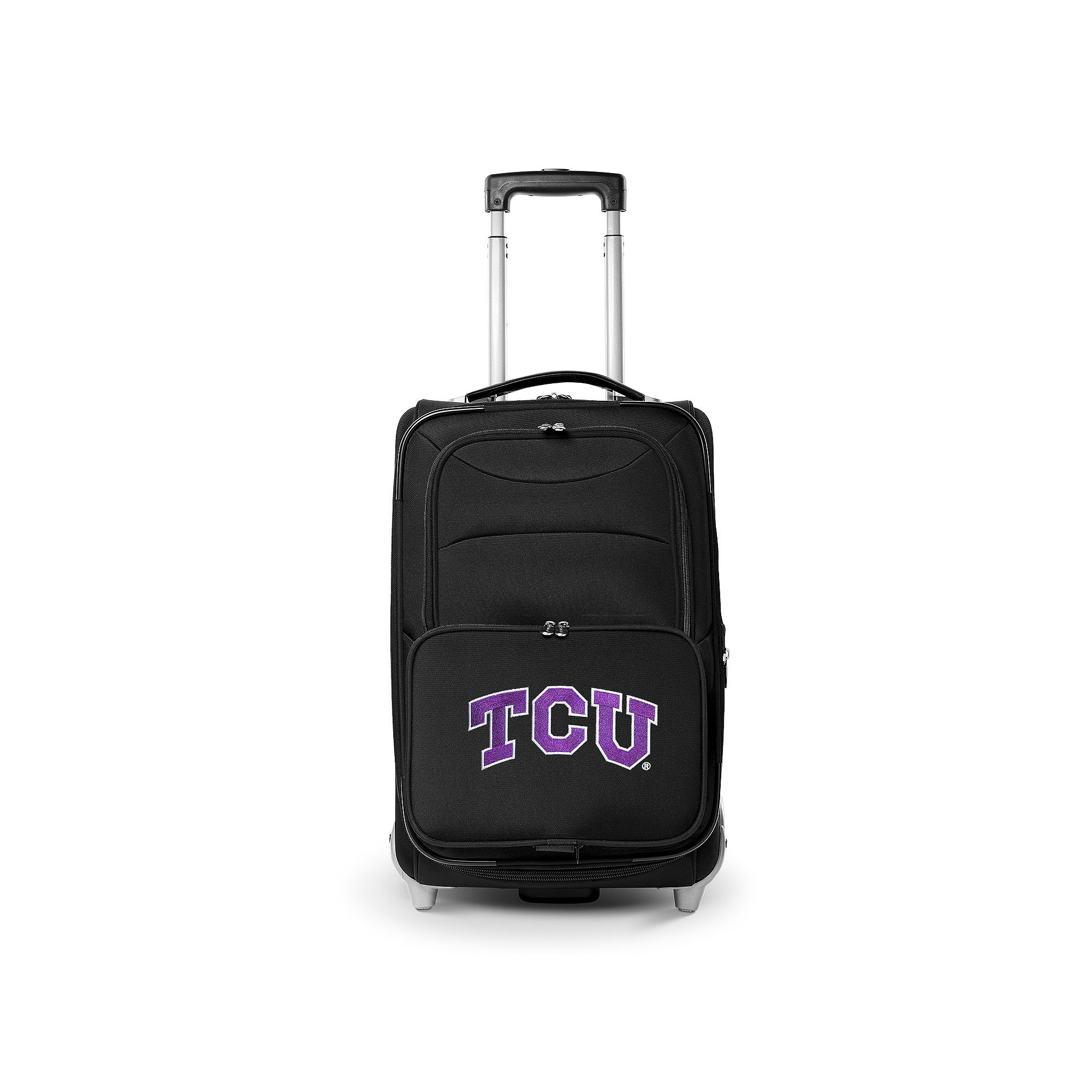 TCU Horned Frogs 20.5-inch Wheeled Carry-On, Black