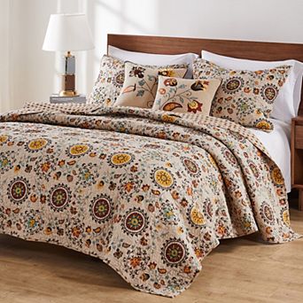 Greenland Home Fashions Andorra Quilt Set