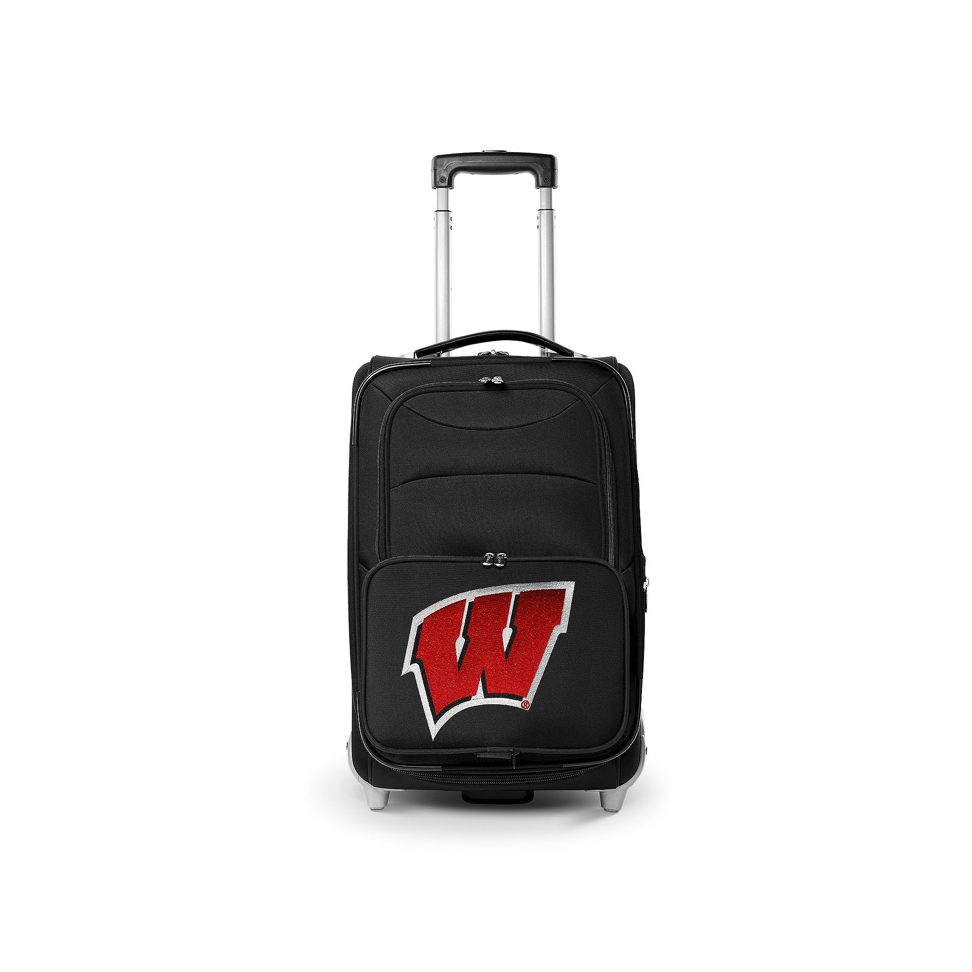 Wisconsin Badgers 21-in.  Wheeled Carry-On, Black