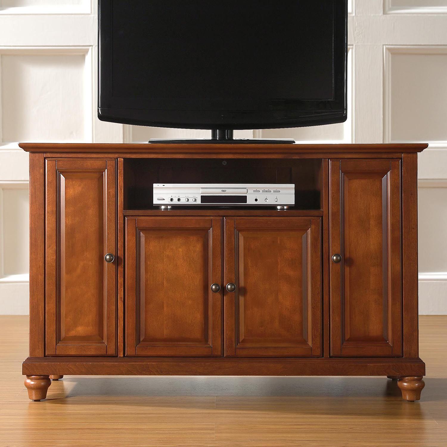 Crosley Furniture Cambridge TV Stand   2034639 Cherry