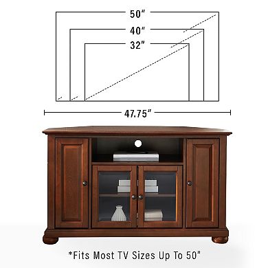 Crosley Alexandria Corner TV Stand