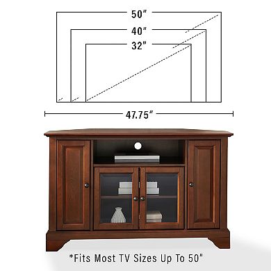 Crosley LaFayette Corner TV Stand