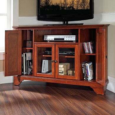 Crosley LaFayette Corner TV Stand