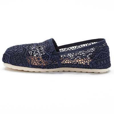 SO® Women's Crochet Slip-On Flats