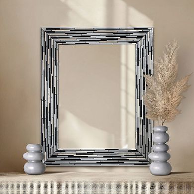 Head West Reeded Wall Mirror