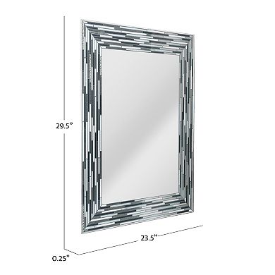 Head West Reeded Wall Mirror