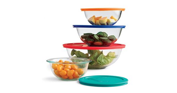 Pyrex Smart Essentials 8-pc. Storage Bowl Set