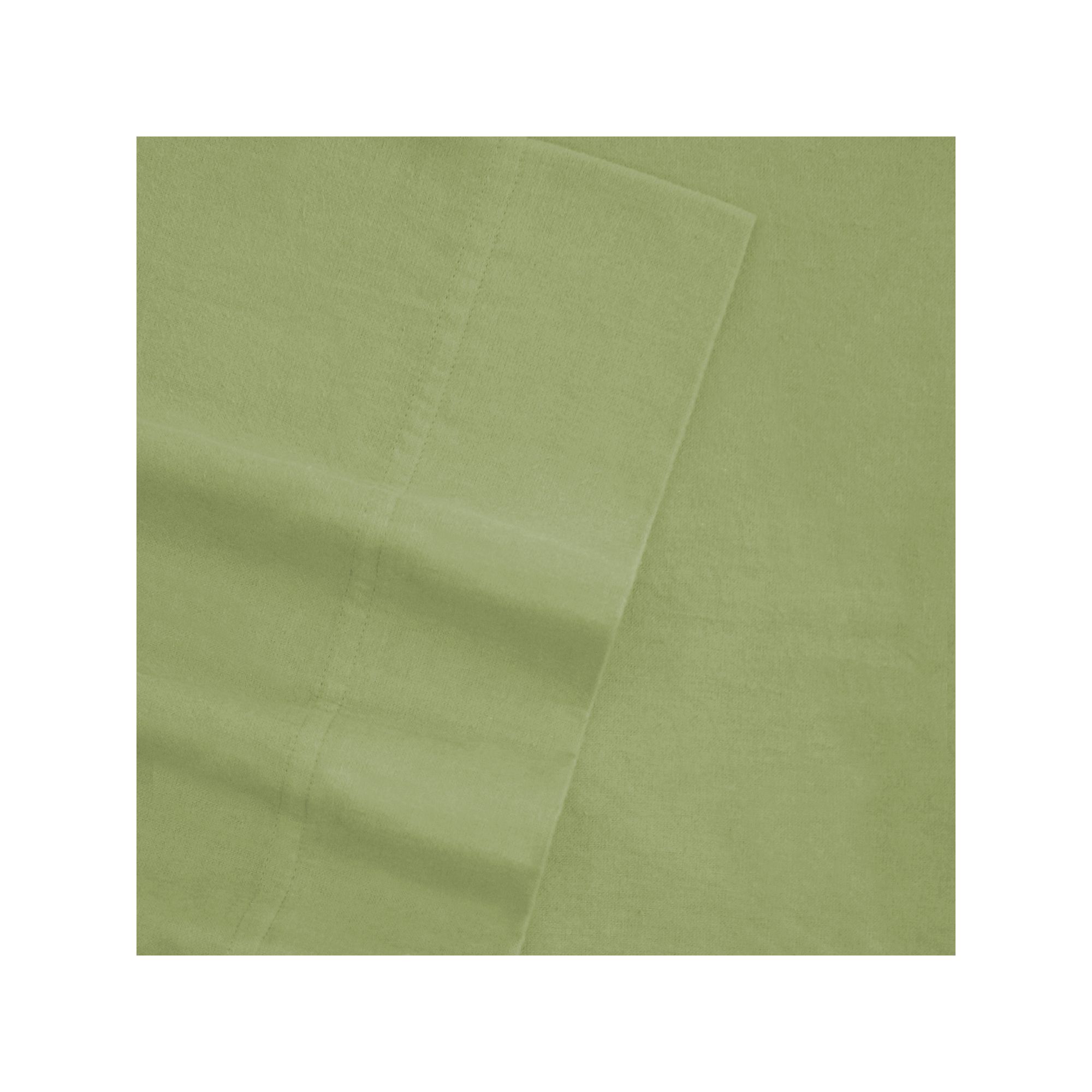 Tribeca Living Flannel Deep-Pocket Sheet Set, Green
