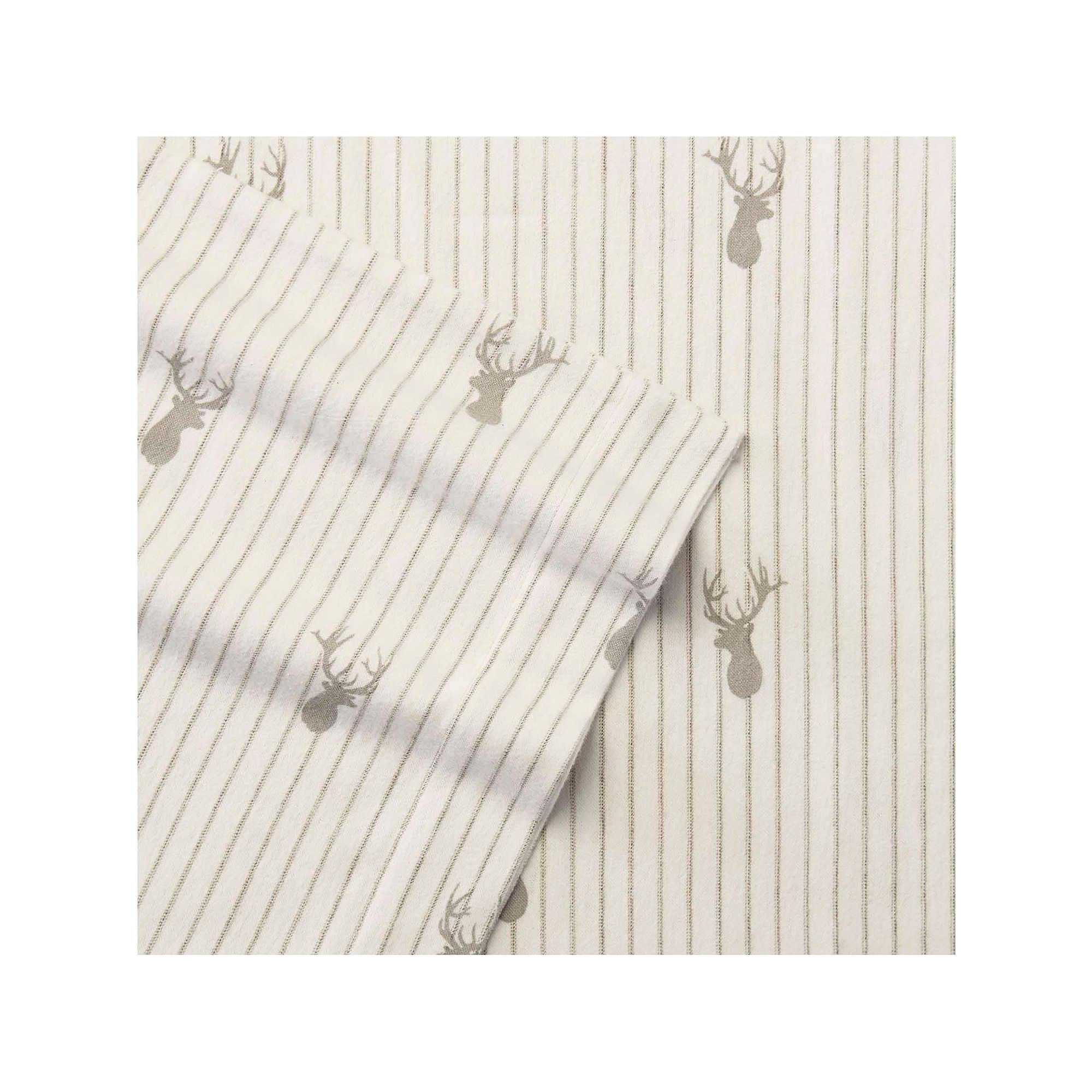 Eddie Bauer Flannel Sheet Set, Beige