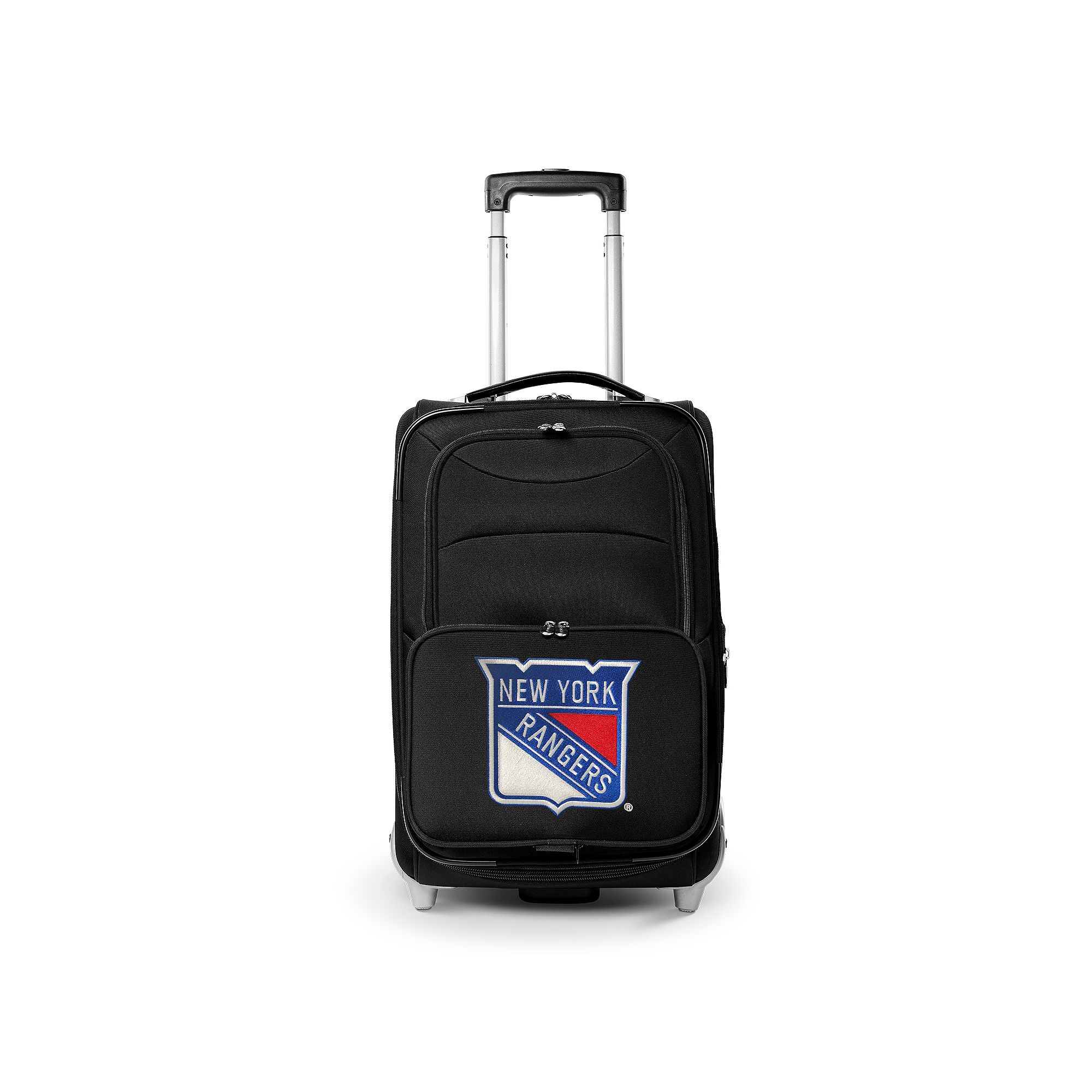 New York Rangers 20.5-inch Wheeled Carry-On, Black