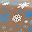 Snowflakes Tan Brown