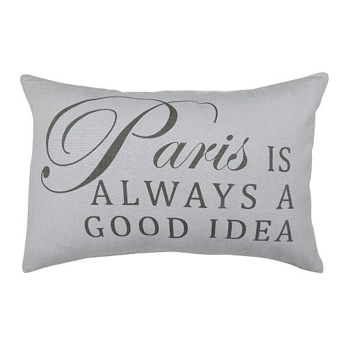 Park B Smith Paris Is Always A Good Idea Throw Pillow