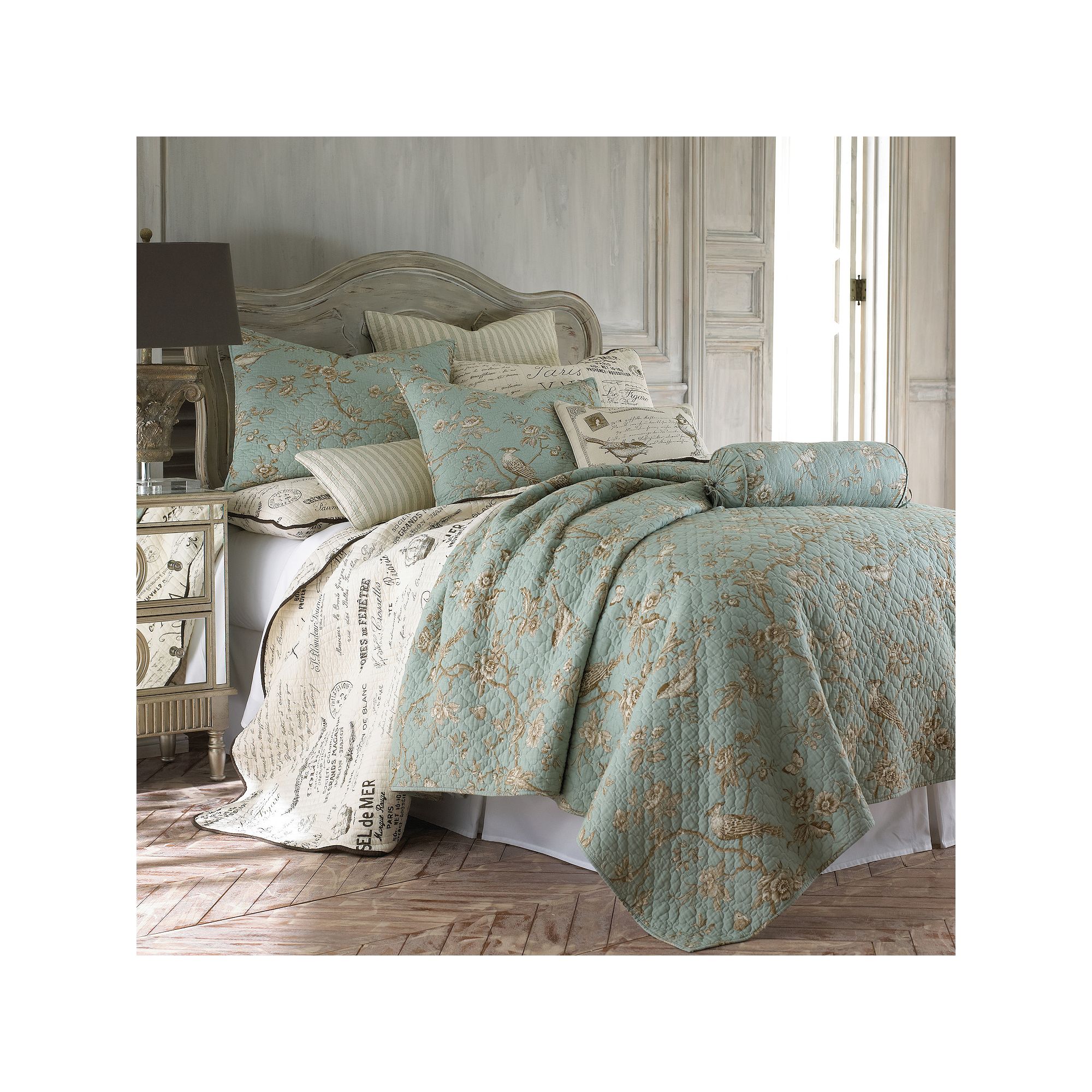 Levtex Home Lyon Quilt Set, Blue