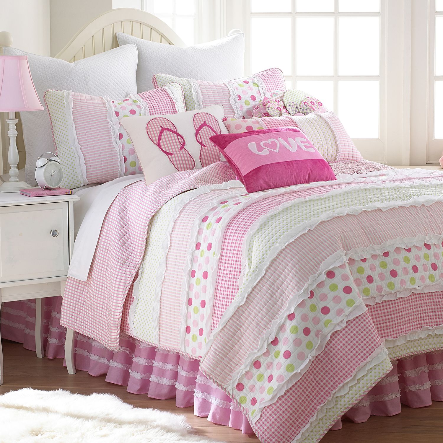 girls quilt set