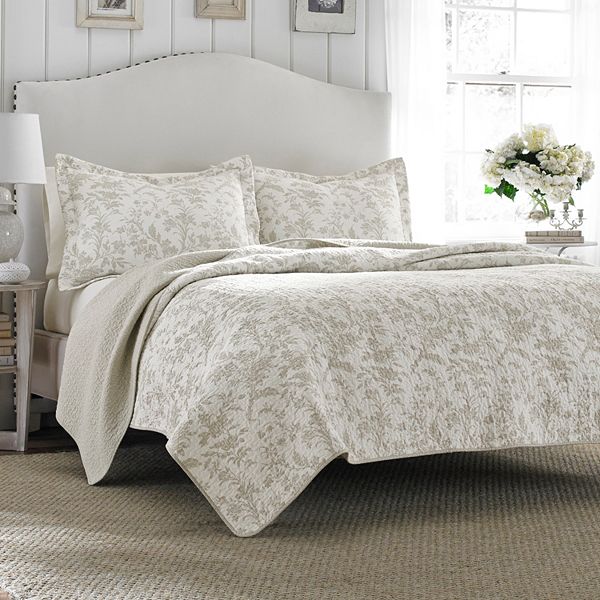 LAURA ASHLEYアメリ ガーゼタオルケット 140x190cm Laura Ashley Amberley Quilt Set