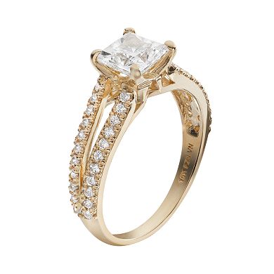 Cubic Zirconia 10k Gold Ring