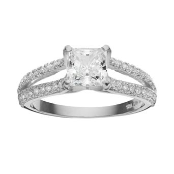 Cubic Zirconia 10k Gold Ring