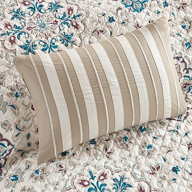 Madison Park Maya 6-Piece Quilt Set with Shams and Decorative Pillows