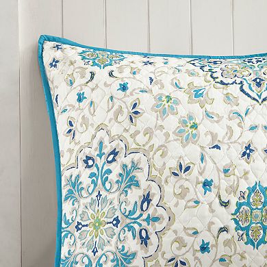 Madison Park Maya 6-Piece Quilt Set with Shams and Decorative Pillows