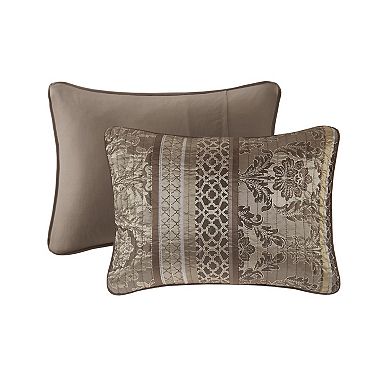 Madison Park Venetian 6-Piece Quilt Set with Shams and Decorative Pillows
