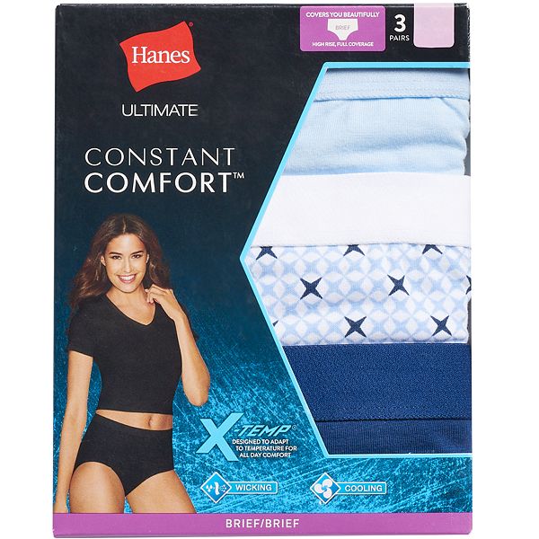 Women's Hanes Ultimate® 3pack ComfortBlend Stretch XTemp Briefs