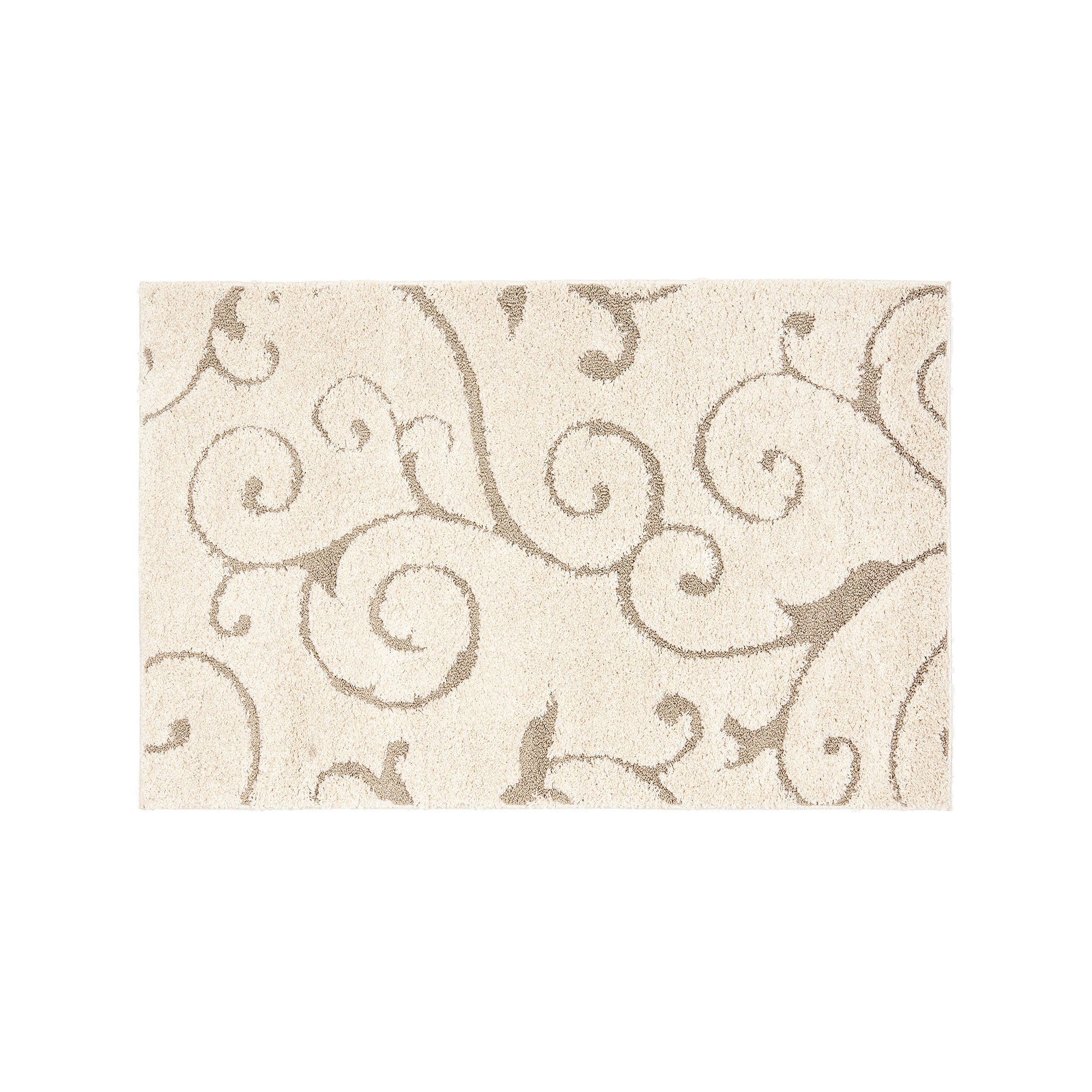 Safavieh Florida Scroll Shag Rug, Cream Beige