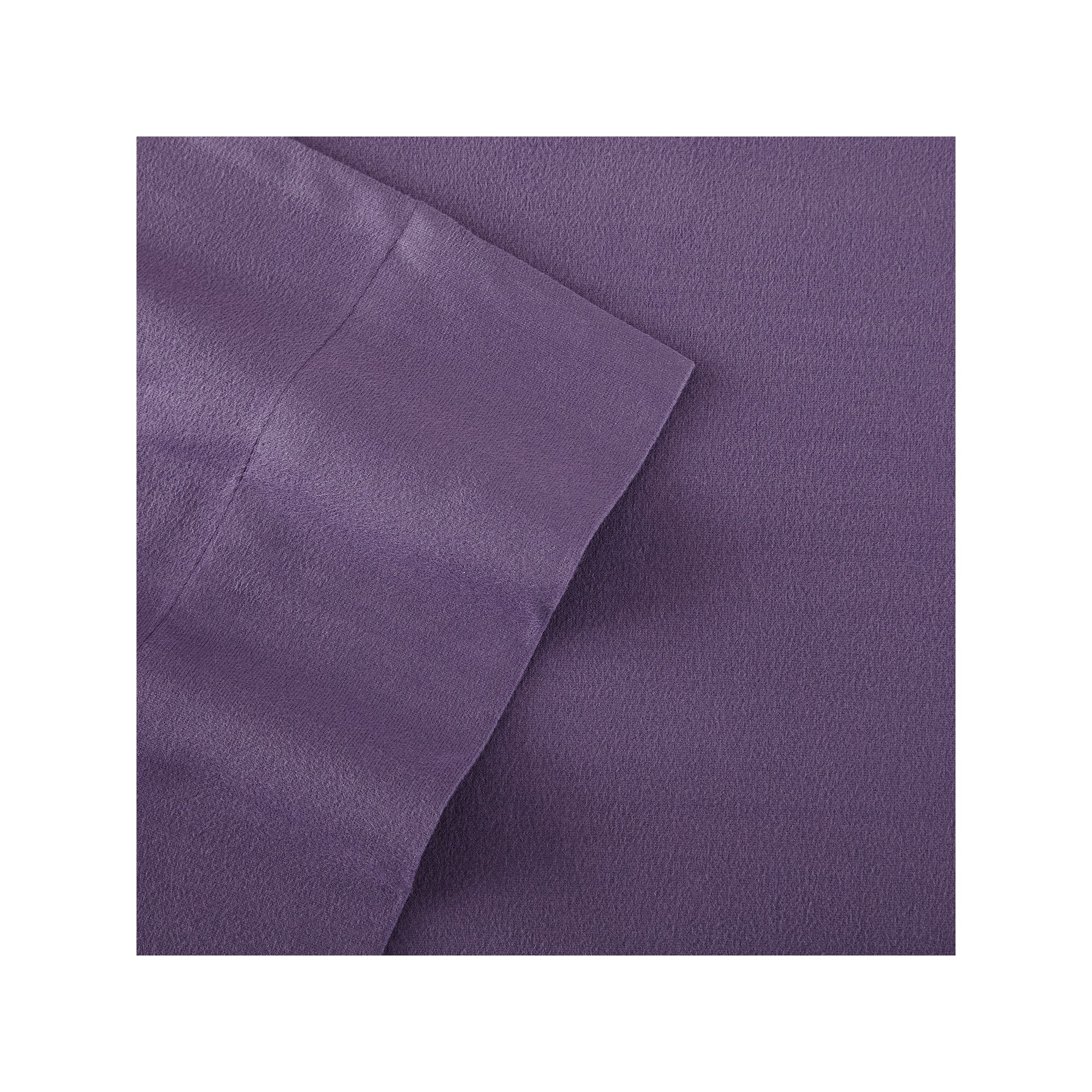Micro Flannel® Deep-Pocket Sheet Set, Purple