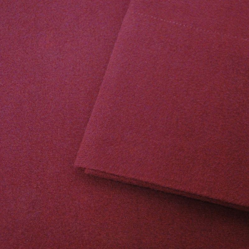 93635785 Micro Flannel Deep-Pocket Sheet Set, Red, FULL SET sku 93635785