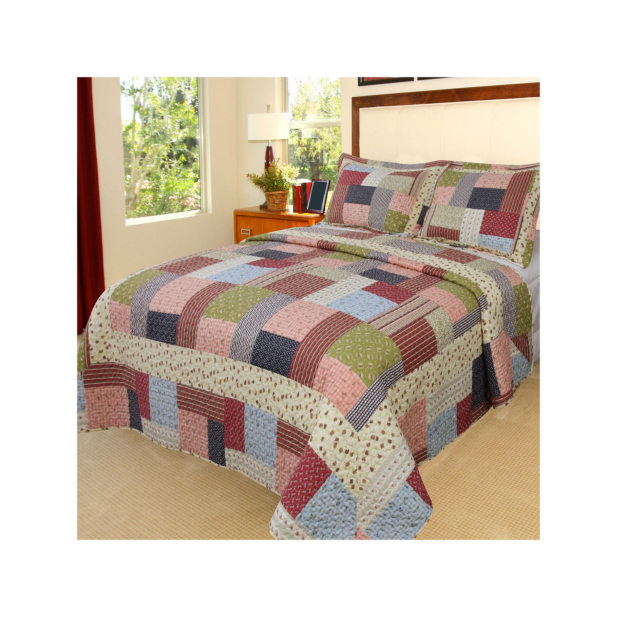 Katee Quilt Set, Blue