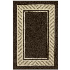 Masada Rugs Traditional Mat Area Rug Design # 401 Black (24 Inch X