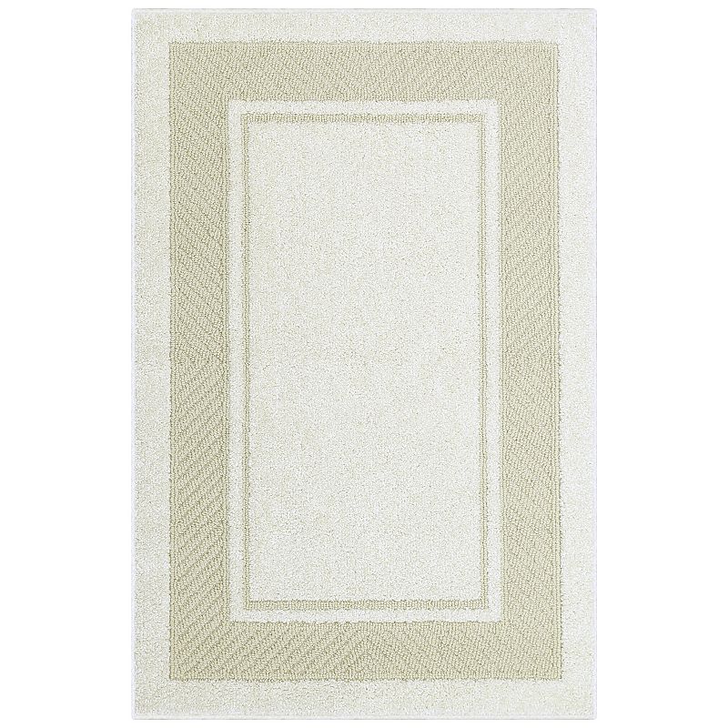 Sonoma Goods For Life® Estate Border Area & Washable Throw Rug, Ivory