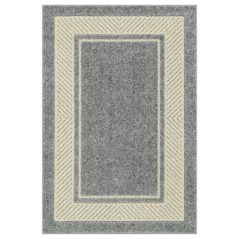 40304409 Maples Estate Border Rug, Grey, 3X5 Ft sku 40304409