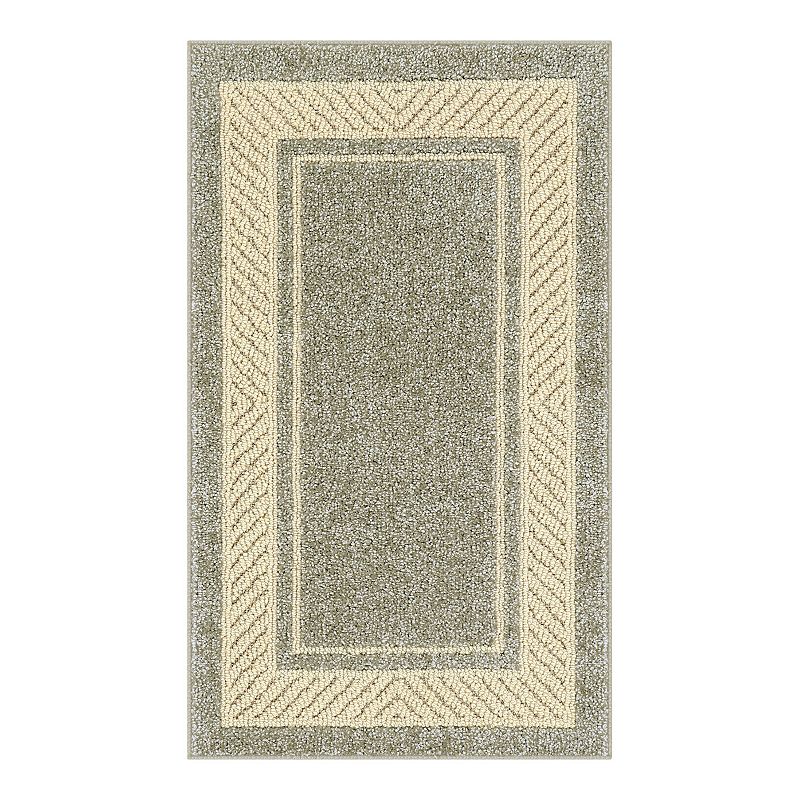 Maples Estate Border Rug, Grey, 7X10 Ft