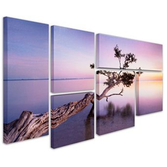 "Water Tree XV" 6 pc Canvas Wall Art Set