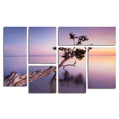 "Water Tree XV" 6-piece Canvas Wall Art Set