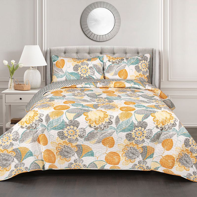 Lush Decor Layla 3-Pc Set Quilt Set