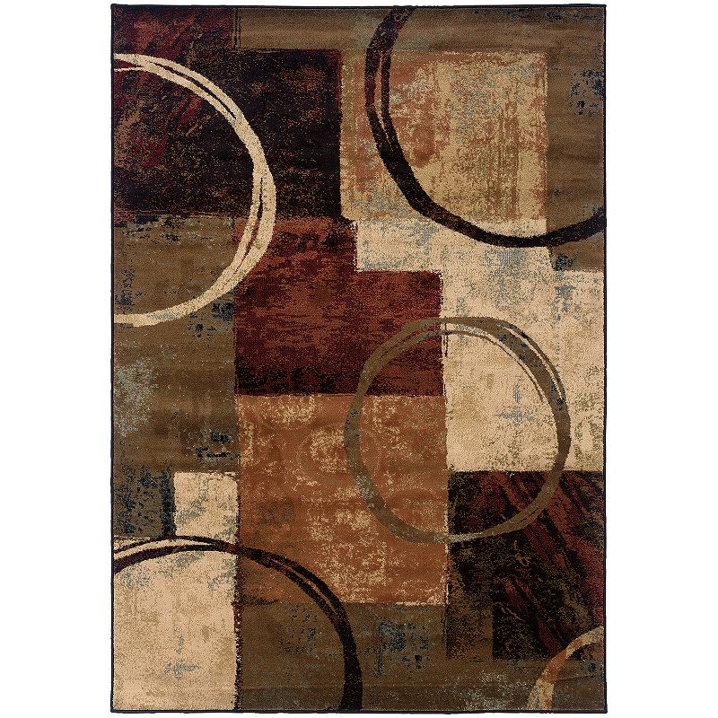 StyleHaven Henderson Geometric Rug, Beig/Green, 10X13 Ft